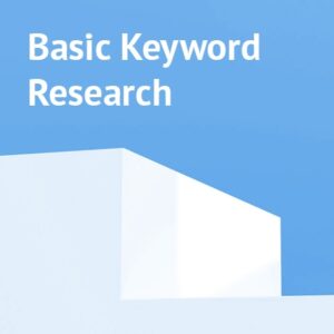 Basic Keyword Research