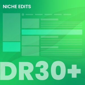 DR30+ Niche Edit
